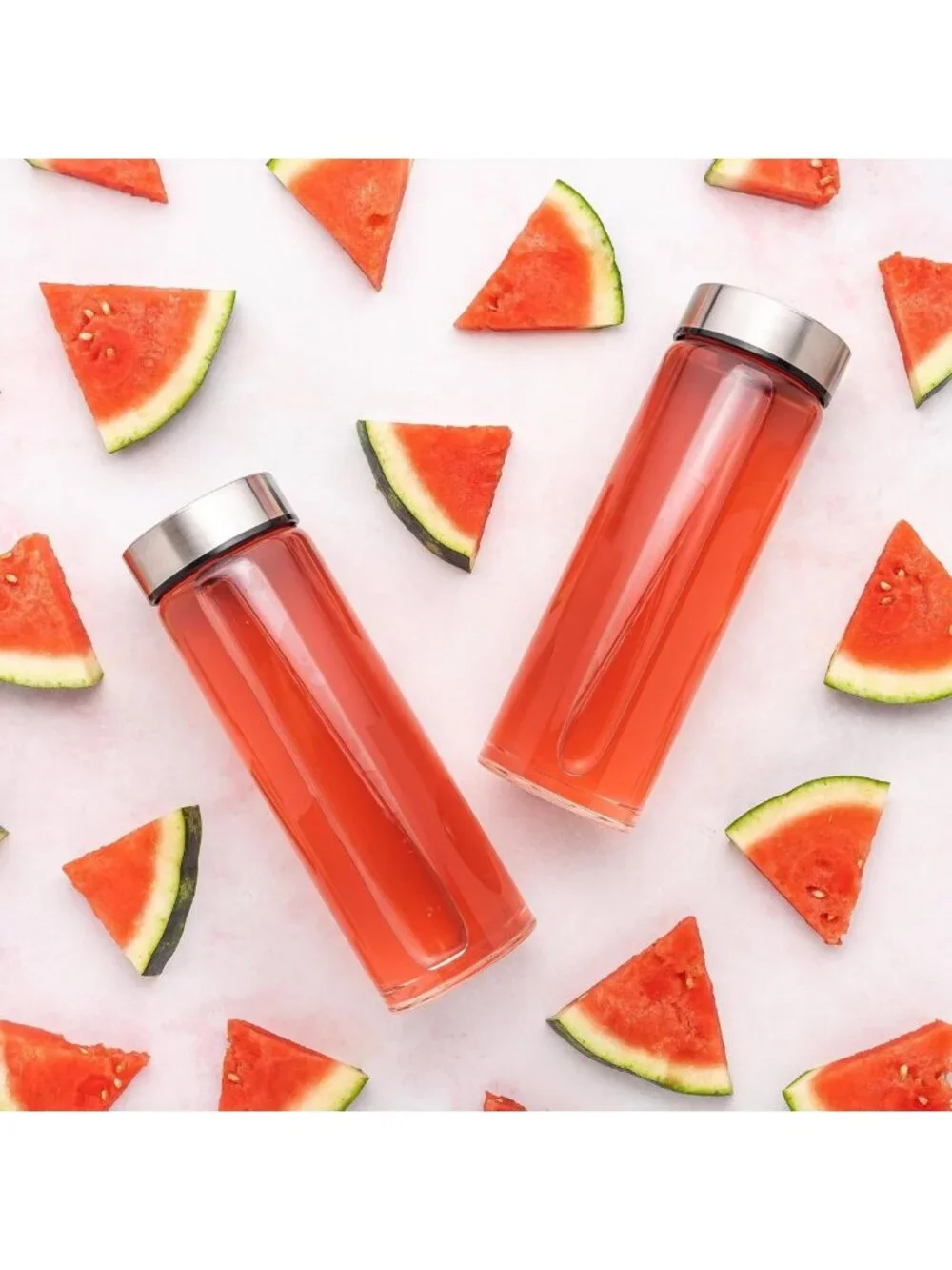 16oz Wide Mouth Glass Juice Bottles with Stainless Steel Lids - Eco-Friendly